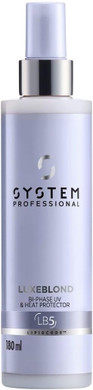 System Professional LuxeBlond Bi-Phase UV & Heat Protector, 180 ml, Color Treated, Styling Agent