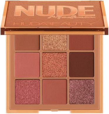 HUDA BEAUTY Nude Obsessions Eyeshadow Palette COLOR: Nude Medium