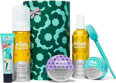 Benefit The POREfessional Pore Skin Care set - Full-size primer, foaming cleanser, toner, moisturiser, and SAMPLE clay mask (Collection Worth £177)