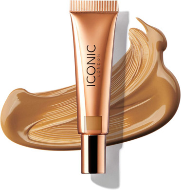 ICONIC London Sheer Bronze - Liquid Bronzer for a Radiant and Luminous Skin, Golden Hour, 12.5ml