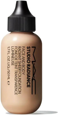 MAC, Studio Radiance Face and Body Radiant Sheer Foundation - C4, 50 ml, Pack of 1