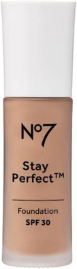No7 Stay Perfect Foundation (New Formula) - Wheat spf30 - 30ml (pack of 1)