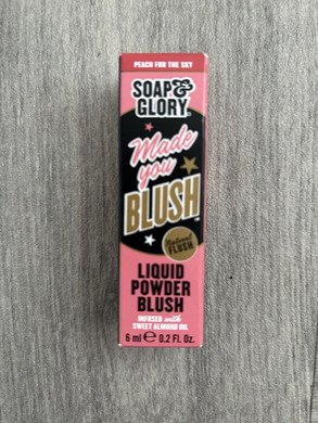 Soap and Glory Made You Blush, Liquid Powder Blush, Peach for the Sky