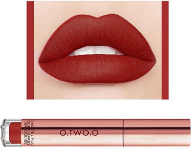 O. Two. O non stick cup Matte Lip Gloss mist Lip Glaze does not fade liquid lipstick (VML07)