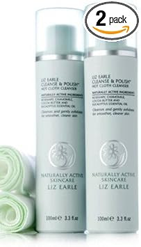 Liz Earle Cleanse & Polish Duo 2 x 100ml plus 2 muslin cloths