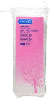 Alvita Cotton Wool Pleats, 100g