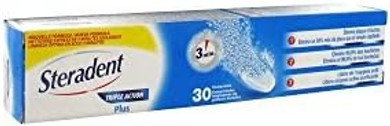 Steradent Triple Action Plus 30 Tablets by Steradent