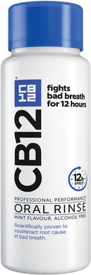 CB12 Mint Menthol Mouthwash, Enamel Strengthening, Pleasant Breath For 12 Hours, 250 ml
