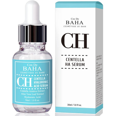 Centella Asiatica Soothing Calming Serum For Face/Neck - Lightweight Hydrate Boost Smooth, Daily Face Moisturizer, Silicone-Free, Fragrance-Free, 1 Fl Oz