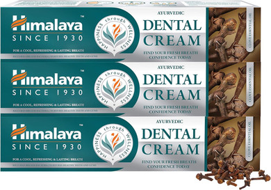 Himalaya Ayurvedic Dental Cream with Essential Clove Oil - 100g (Pack of 4)