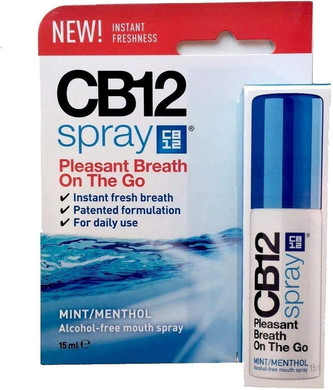 CB12 Spray 15 ml for Fresh Breath Without Alcohol