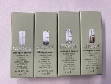 Clinique Smart Custom-Repair Serum Travel Size 0.24 Ounce/7Ml Pack Of 4