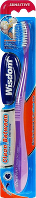 Wisdom Clean Between Sensitive Toothbrush - Pack of 12