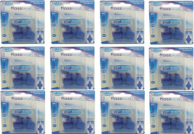 Endekay Interdental Flossbrush Blue 0.60MM - PACK of 12