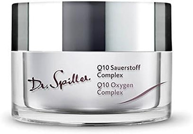 Dr. Spiller Q10 Oxygen Complex 24 Hour Face Cream Energy Supply for Tired & Stressed Skin Wrinkles Smoothing Hyaluronic Acid Q10 Aloe Vera Leaf Juice