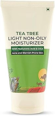 Australian Tea Tree Oil-Free Moisturizer  80g | For Oily & Acne-Prone Skin | With Hyaluronic Acid & CICA | Lightweight, Non-Oily Face Moisturizer for Men & Women