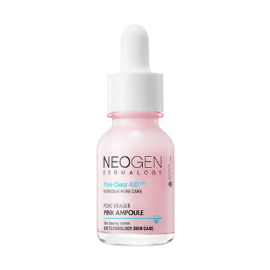 Dermalogy By Neogenlab Pore Eraser Pink Ampoule 16Ml(0.5 Fl.Oz) - Sebum Control And Pore Tightening For Oily Skin, Non-Sticky And Silky Texture