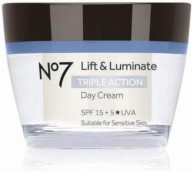 No7 Lift & Luminate Triple Action Day Cream SPF 15 50ml