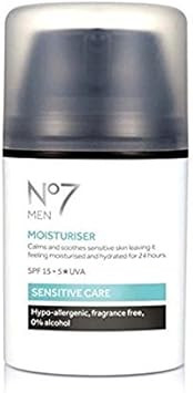 No7 Men Sensitive Care Moisturiser 50ml (Boxed)