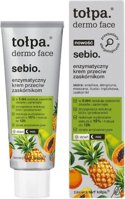 TOLPA DERMO SEBIO ENZYMATIC CREAM AGAINST BLACKHEADS, 40 ML