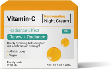 Skin Academy London | Glow Boost | Rejuvenating Night Cream | Hydrates + Brightens | 50ml