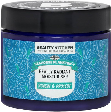 Beauty Kitchen - Seahorse Plankton + Discovery Collection - Hydrating Moisturiser, Cleanser, Mask, Oil & Sponge - For Fine Lines, Wrinkes & Uneven Skin Tone - Vegan/Cruelty Free