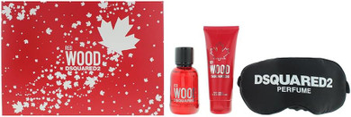 Dsquared2 Red Wood EDT 50ML + SG 100ML + Night Mask