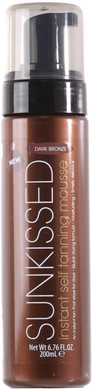Sunkissed Instant Tan Mousse, Medium Bronze 200 ml