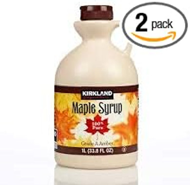 Kirkland Signature Canadian Maple Syrup - 1L - Grade A Amber