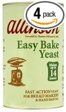 Allinson Easy Bake Yeast Tin 100G x 4 by Allinson