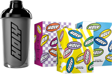 Holy Energy HOLY Starter Set Deluxe -, HOLY Iced Tea & HOLY Hydration | 42 portions in 21 fruity flavours | Vegan, sugar-free with 100% natural fruit flavours