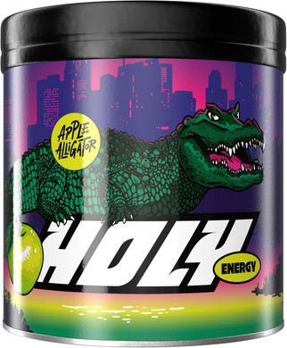 HOLY Energy Gaming Booster 'Wildberry Wolf' with Blackberry, Blueberry & Currant Flavour Powder | 50 Servings with NewCaff & Green Tea Extract | Focus Drink | Vegan with 100% Natural Flavours