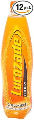 Lucozade Energy Orange Crush Drink 1 Litre (pack Of 12)