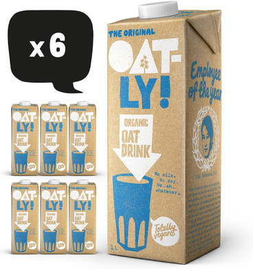Oatly Oat Drink Organic 1 Litre (Pack of 6)
