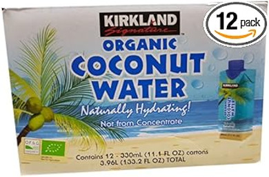 Kirkland Signature Organic Coconut Water 12 x 330ml