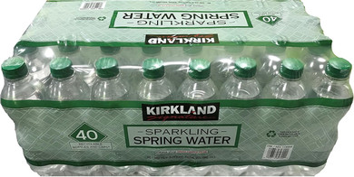 Kirkland Signature Sparkling Spring Water 500ml 40 Bottles