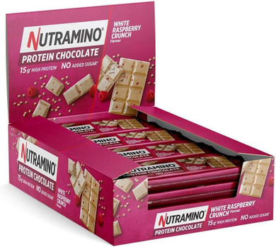 NMO PROTEIN CHOC WHITE RSPBRY CRUNCH 50G