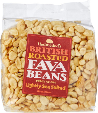 HODMEDOD'S Roasted Fava Beans - Lightly Sea Salted 300g (PACK OF 1)