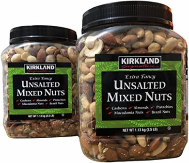 Kirkland Signature Extra Fancy Unsalted Mixed Nuts (1.13kg)