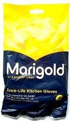 MARIGOLD Extra-Life Kitchen Gloves Small, Yellow, S (Pack of 6)