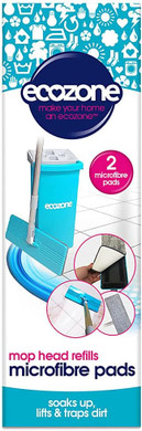 Ecozone Microfibre Mop Pad Refills