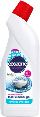 Ecozone 3 in 1 Ocean Breeze Toilet Cleaner 750ml Case of 6