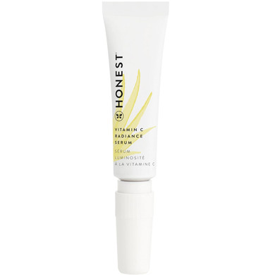 Honest Beauty Mini Vitamin C Brightening Serum | Improves Skin Tone + Complexion | Vitamin C, Pearl, Hyaluronic Acid | Ewg Verified + Cruelty Free | Travel Size, 0.33 Fl Oz