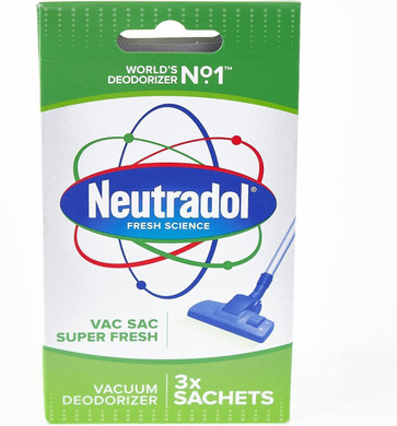 Neutradol Vac Deodorizer Super Fresh (Pack of 3 Satchets)