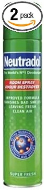 THREE PACKS of Neutradol Spray Super Fresh 300ml