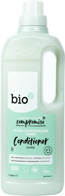 Bio D Extra Concentrated Liquid Fabric Conditioner Juniper 1L | 33 Washes | Allergy Free | Vegan | Cruelty Free