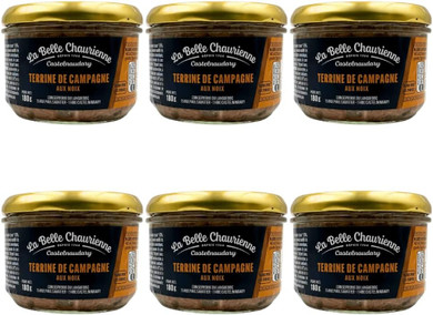 La Belle Chaurienne Farmhouse Terrine with Walnuts 180g x 6