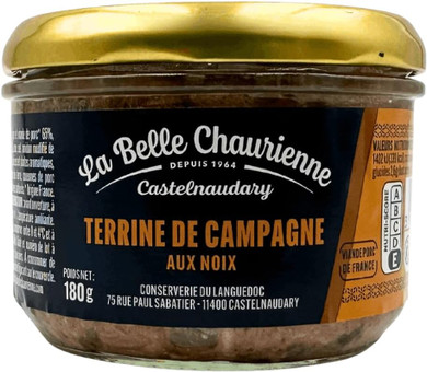 La Belle Chaurienne Farmhouse Terrine with Walnuts 180g