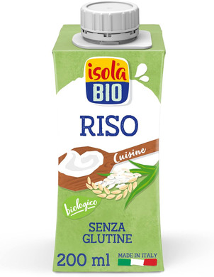 Isola Bio Org Rice Cream for Cooking 200 ML x 1