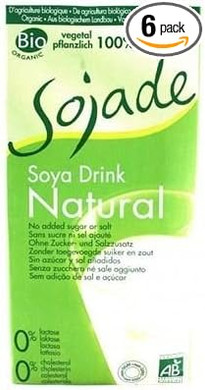 Sojade Organic Natural Soya Drink 1ltr (6 pack)